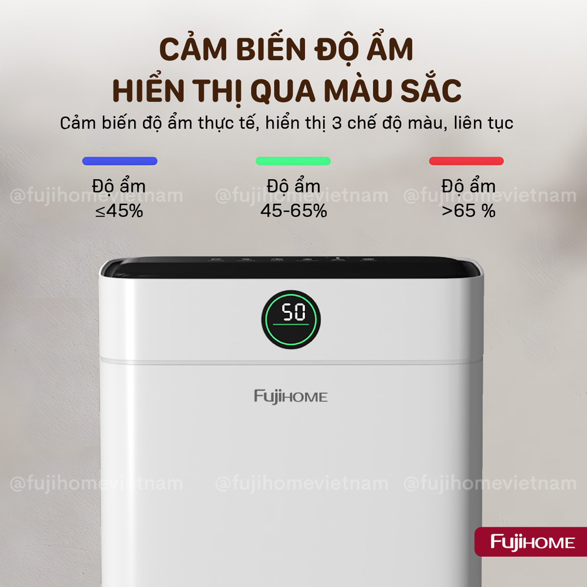 Hình ảnh chi tiết Máy hút ẩm dân dụng Fujihome DH18W-HEPA - Ảnh số 18