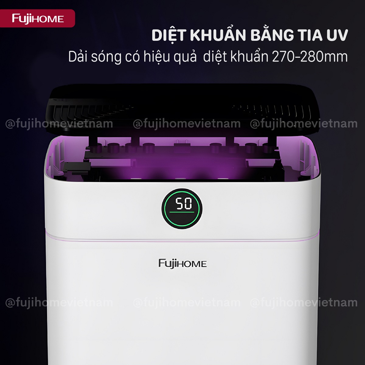 Hình ảnh chi tiết Máy hút ẩm dân dụng Fujihome DH18W-HEPA - Ảnh số 19