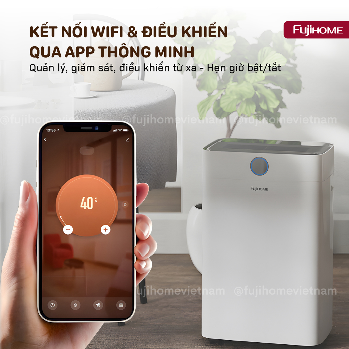 Hình ảnh chi tiết Máy hút ẩm dân dụng Fujihome DH18W-HEPA - Ảnh số 22