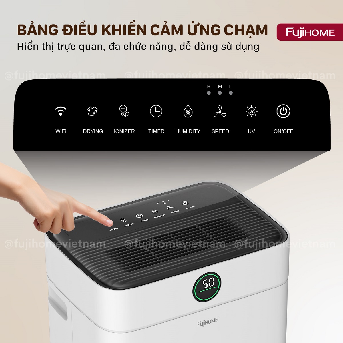 Hình ảnh chi tiết Máy hút ẩm dân dụng Fujihome DH18W-HEPA - Ảnh số 23