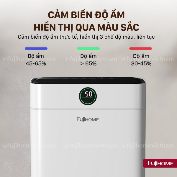 Hình ảnh chi tiết Máy hút ẩm dân dụng Fujihome DH18W-HEPA - Ảnh số 4