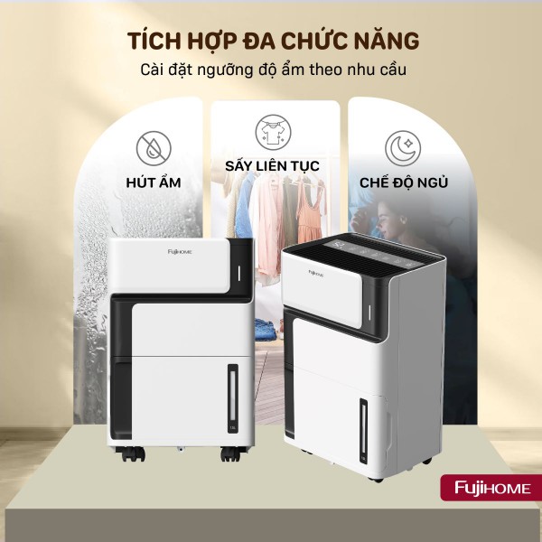 Hình ảnh chi tiết Máy hút ẩm dân dụng Fujihome DH07 - Ảnh số 12