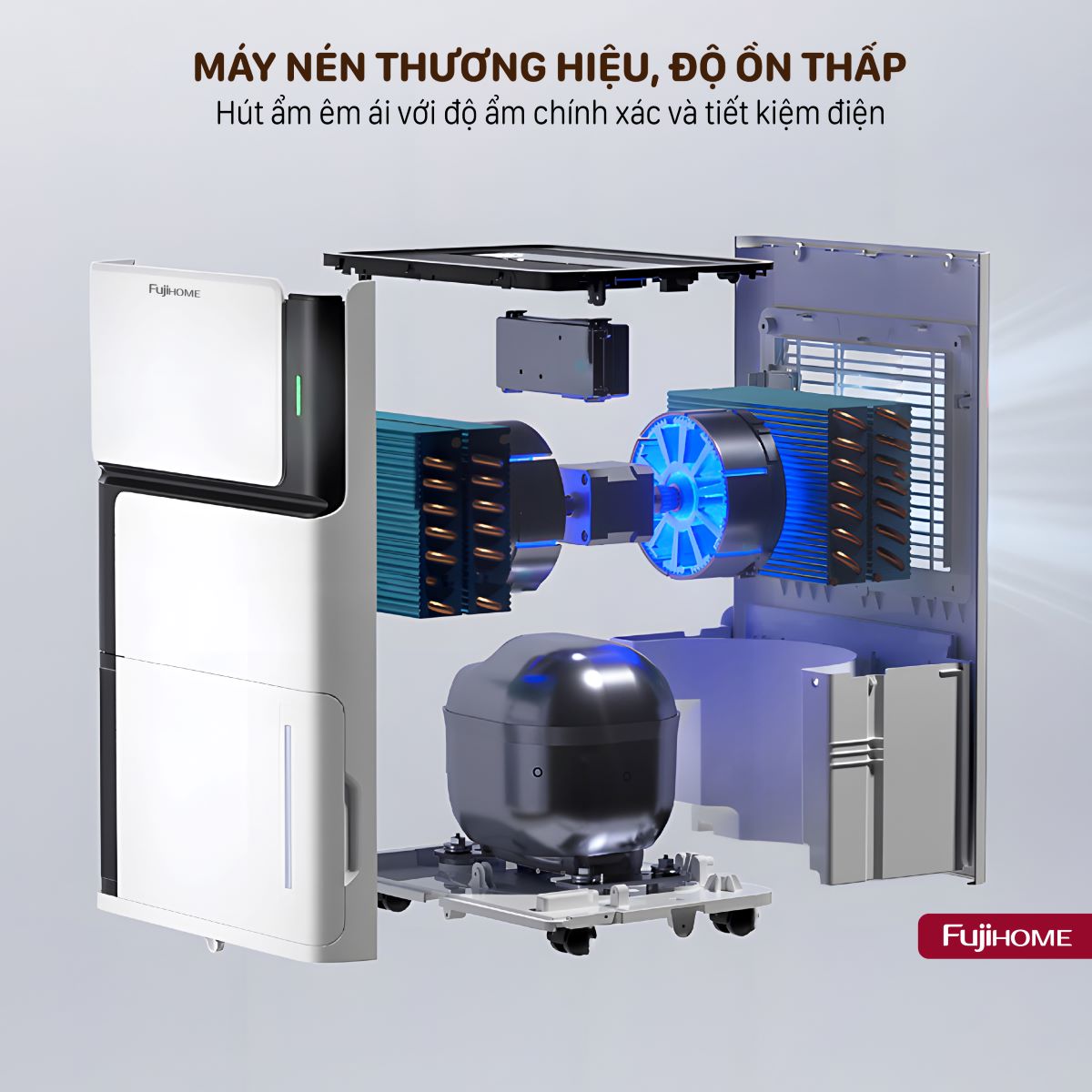 Hình ảnh chi tiết Máy hút ẩm dân dụng Fujihome DH07 - Ảnh số 15