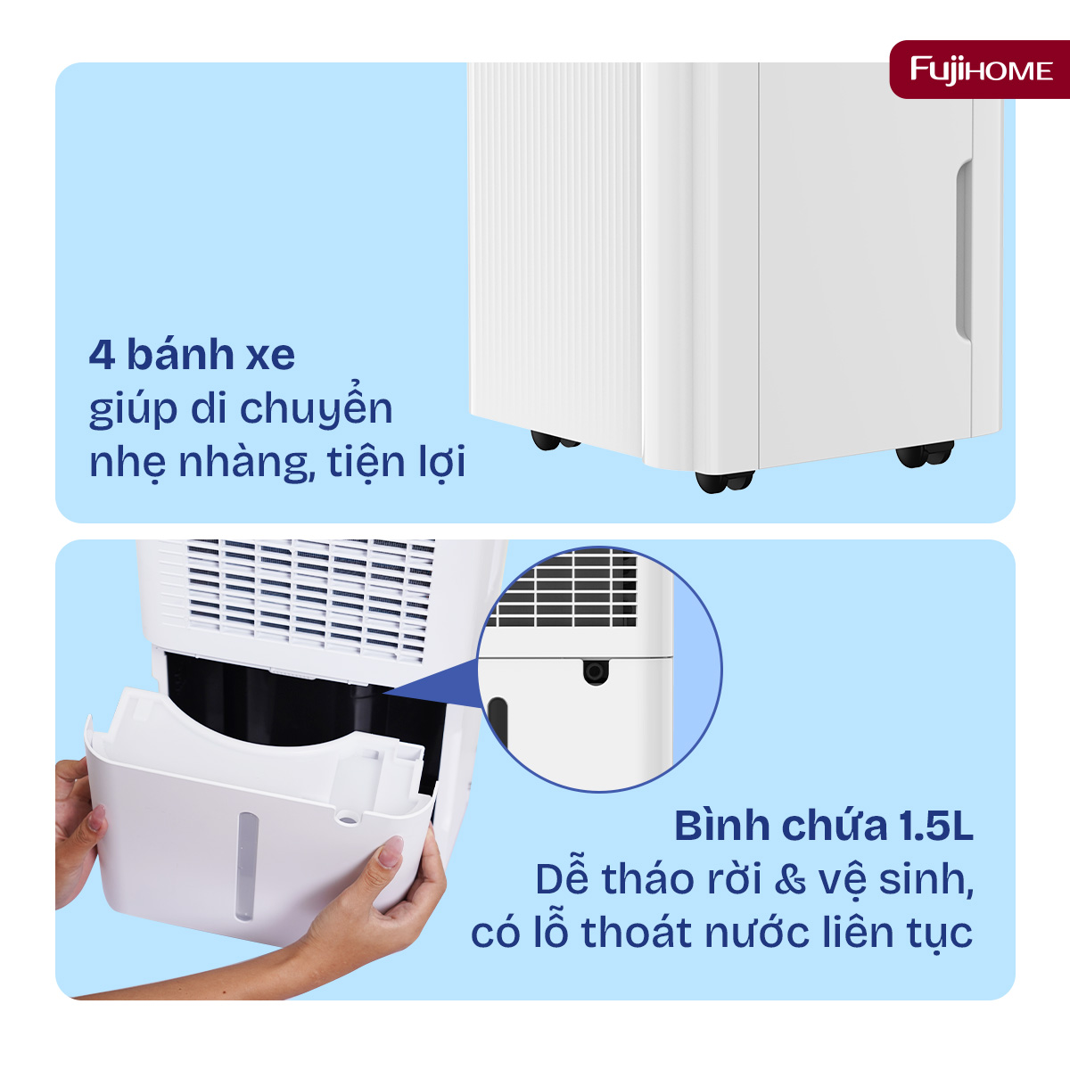 Hình ảnh chi tiết Máy hút ẩm dân dụng Fujihome DH10NEW - Ảnh số 20