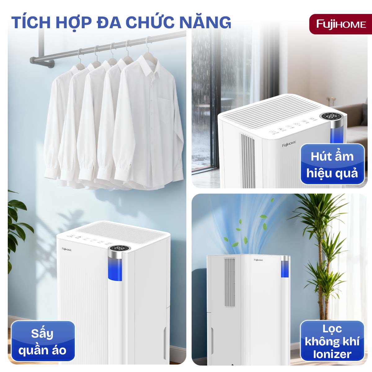 Hình ảnh chi tiết Máy hút ẩm dân dụng Fujihome DH10NEW - Ảnh số 27