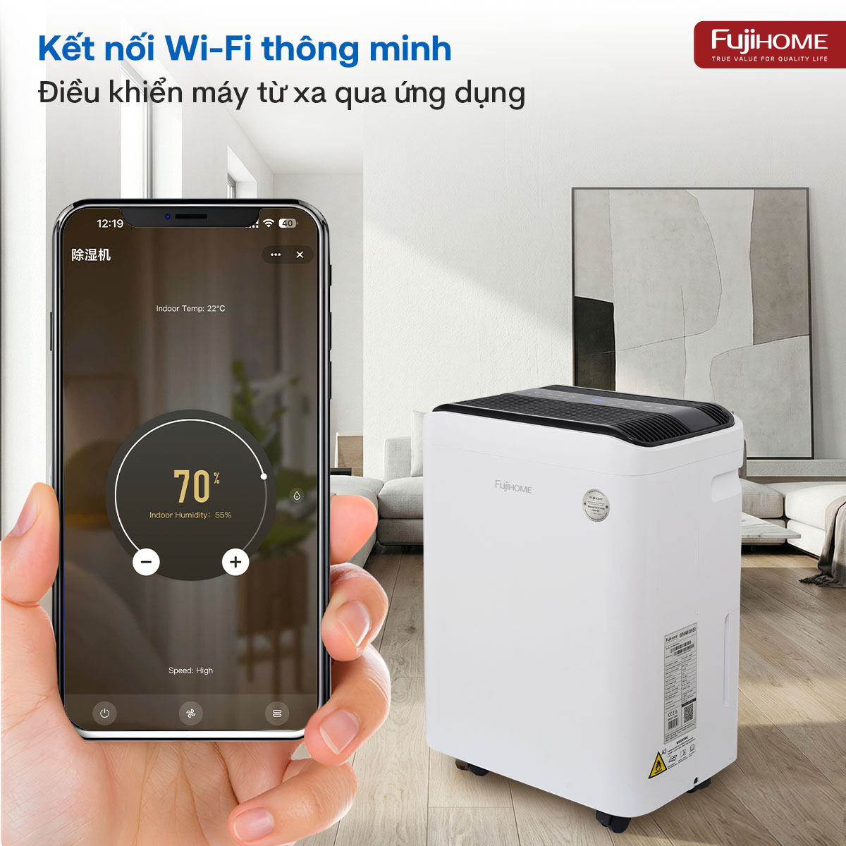 Hình ảnh chi tiết Máy hút ẩm dân dụng Fujihome DH35W-HEPA - Ảnh số 23