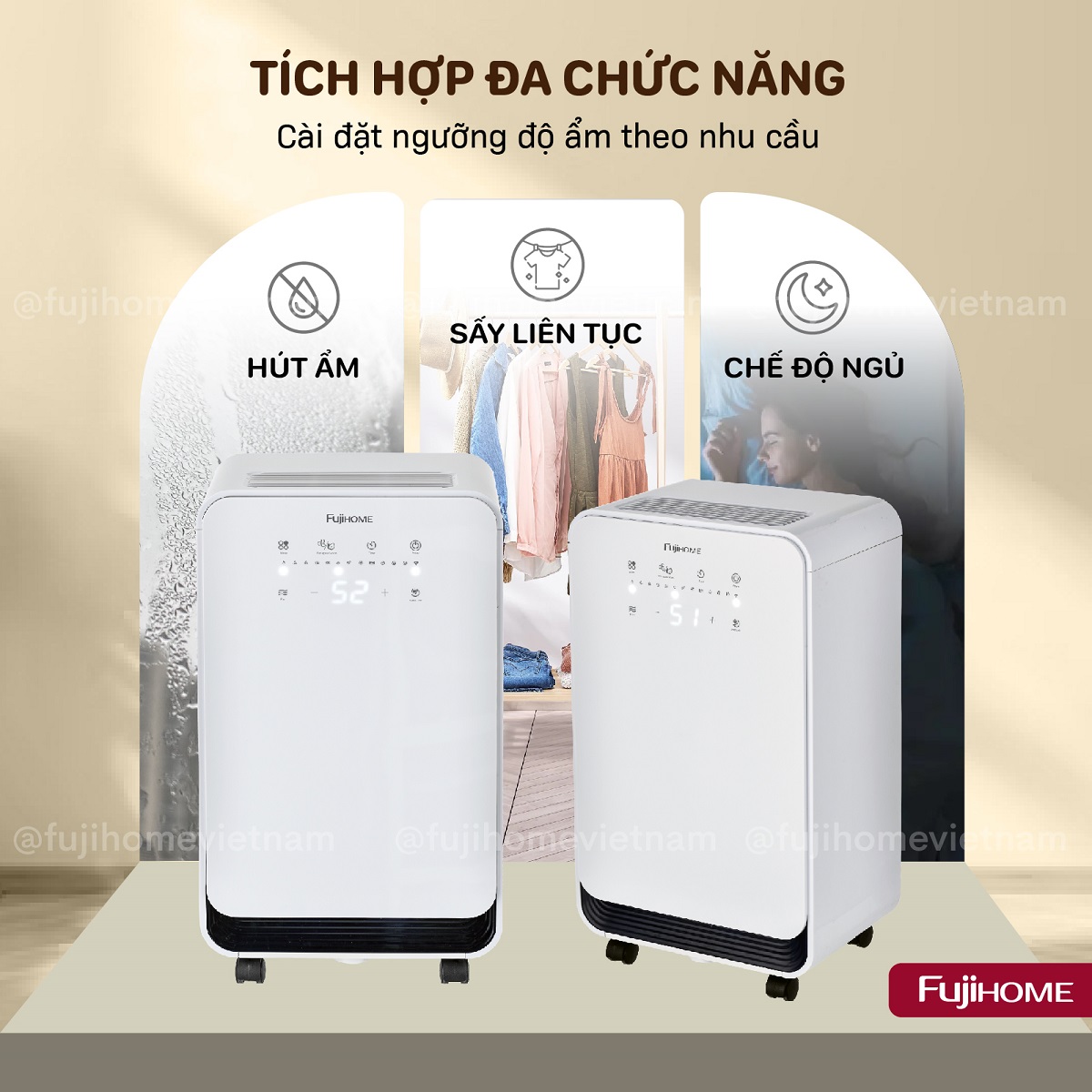 Hình ảnh chi tiết Máy hút ẩm dân dụng Fujihome DH12NEW (kết nối điều khiển wifi từ xa) - Ảnh số 19