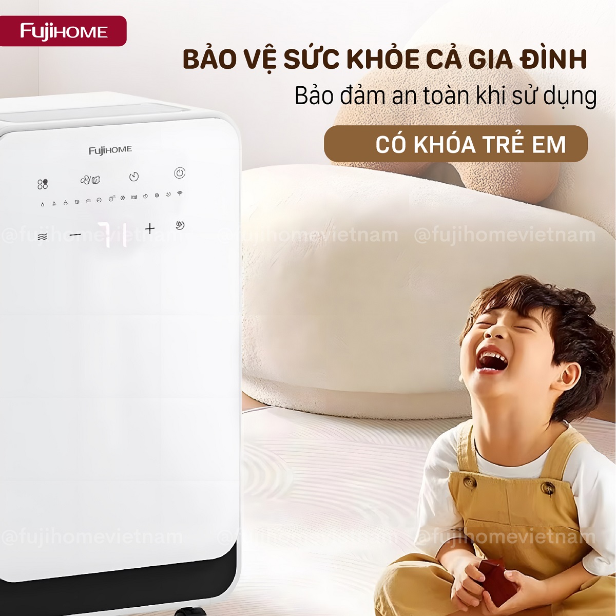 Hình ảnh chi tiết Máy hút ẩm dân dụng Fujihome DH12NEW (kết nối điều khiển wifi từ xa) - Ảnh số 21