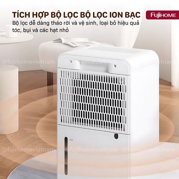 Hình ảnh chi tiết Máy hút ẩm dân dụng Fujihome DH12NEW (kết nối điều khiển wifi từ xa) - Ảnh số 9