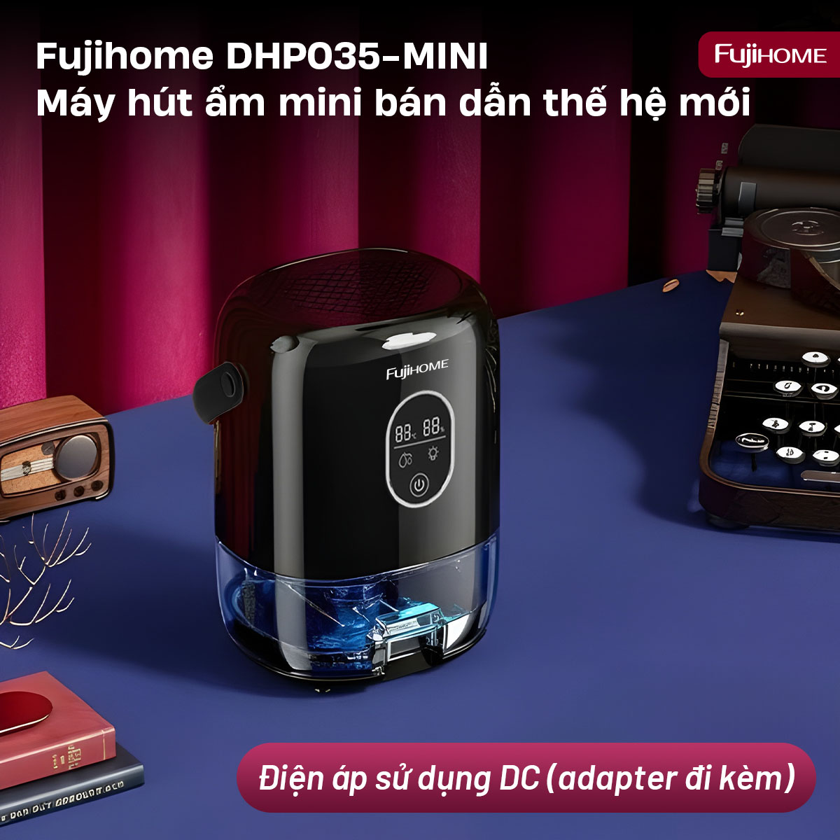Hình ảnh chi tiết Máy hút ẩm bán dẫn mini Fujihome DHP035-MINI - Ảnh số 12