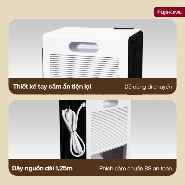 Hình ảnh chi tiết Máy hút ẩm bán dẫn mini Fujihome DHP23-MINI - Ảnh số 14