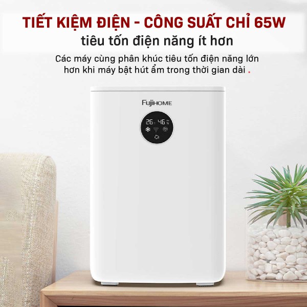 Hình ảnh chi tiết Máy hút ẩm bán dẫn tích hợp lọc không khí Fujihome DHP05-MINI - Ảnh số 4