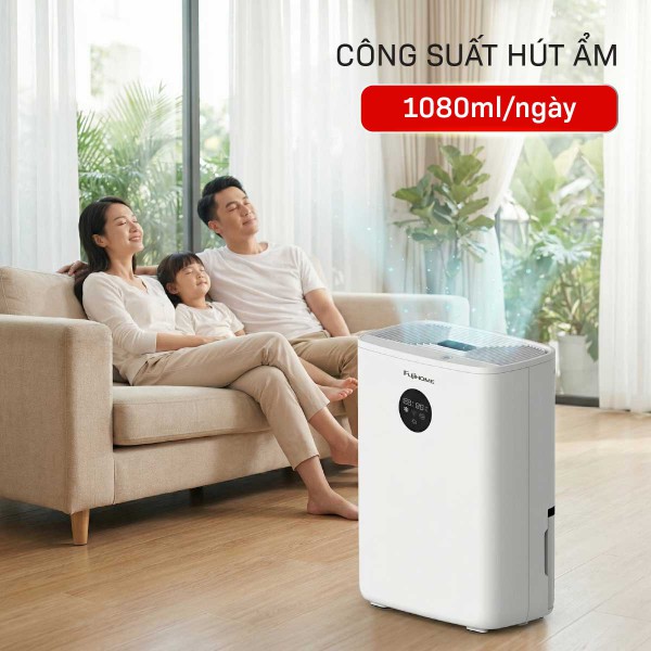 Hình ảnh chi tiết Máy hút ẩm bán dẫn tích hợp lọc không khí Fujihome DHP05-MINI - Ảnh số 9