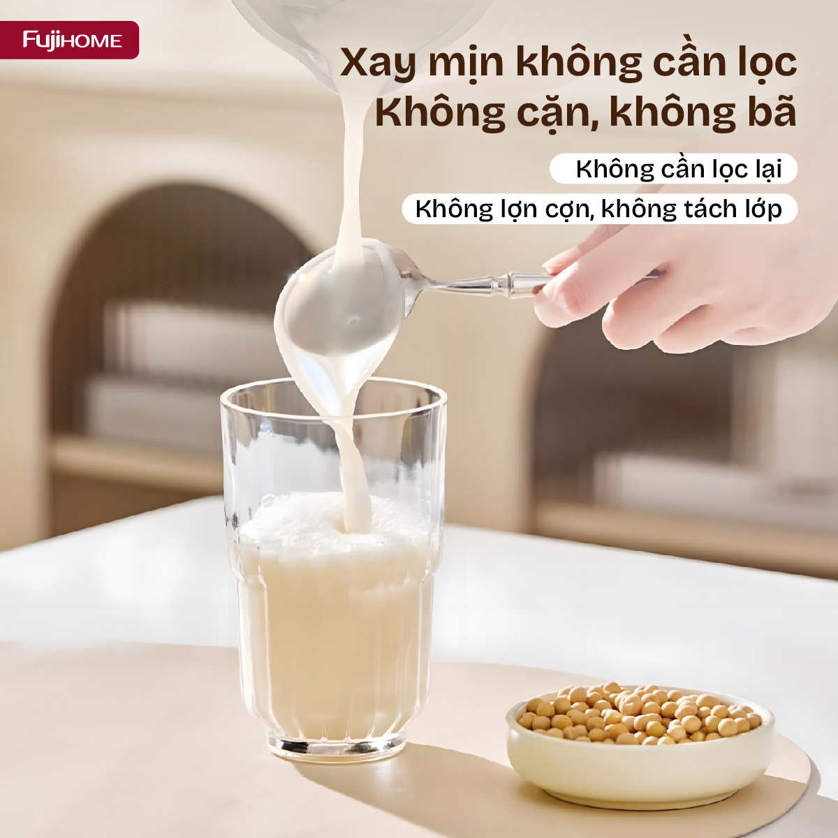 Hình ảnh chi tiết Máy làm sữa hạt đa năng Fujihome SM826 - Ảnh số 18