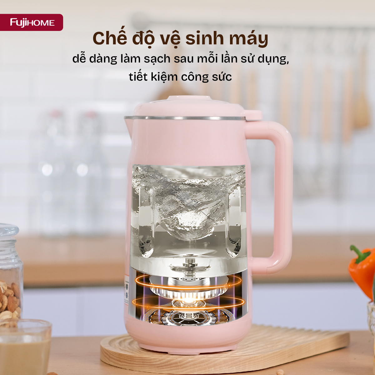 Hình ảnh chi tiết Máy làm sữa hạt đa năng Fujihome SM826 - Ảnh số 25