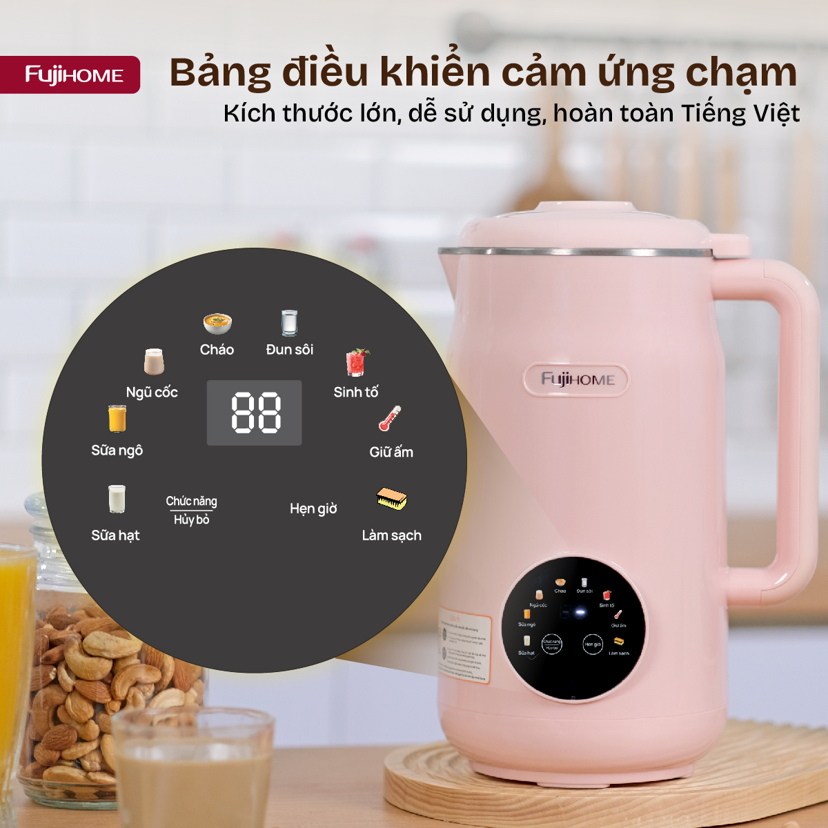 Hình ảnh chi tiết Máy làm sữa hạt đa năng Fujihome SM826 - Ảnh số 26