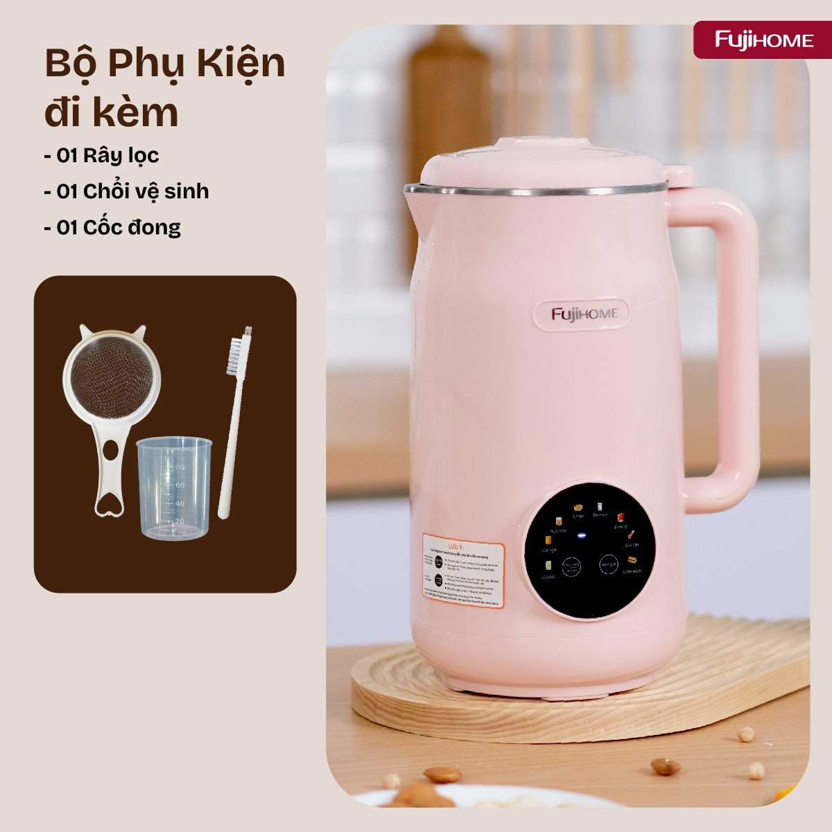 Hình ảnh chi tiết Máy làm sữa hạt đa năng Fujihome SM826 - Ảnh số 27