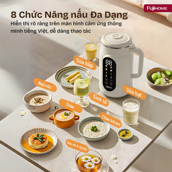 Hình ảnh chi tiết Máy làm sữa hạt đa năng Fujihome SM836 - Ảnh số 2