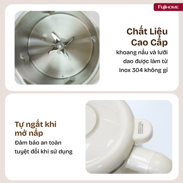Hình ảnh chi tiết Máy làm sữa hạt đa năng Fujihome SM836 - Ảnh số 13