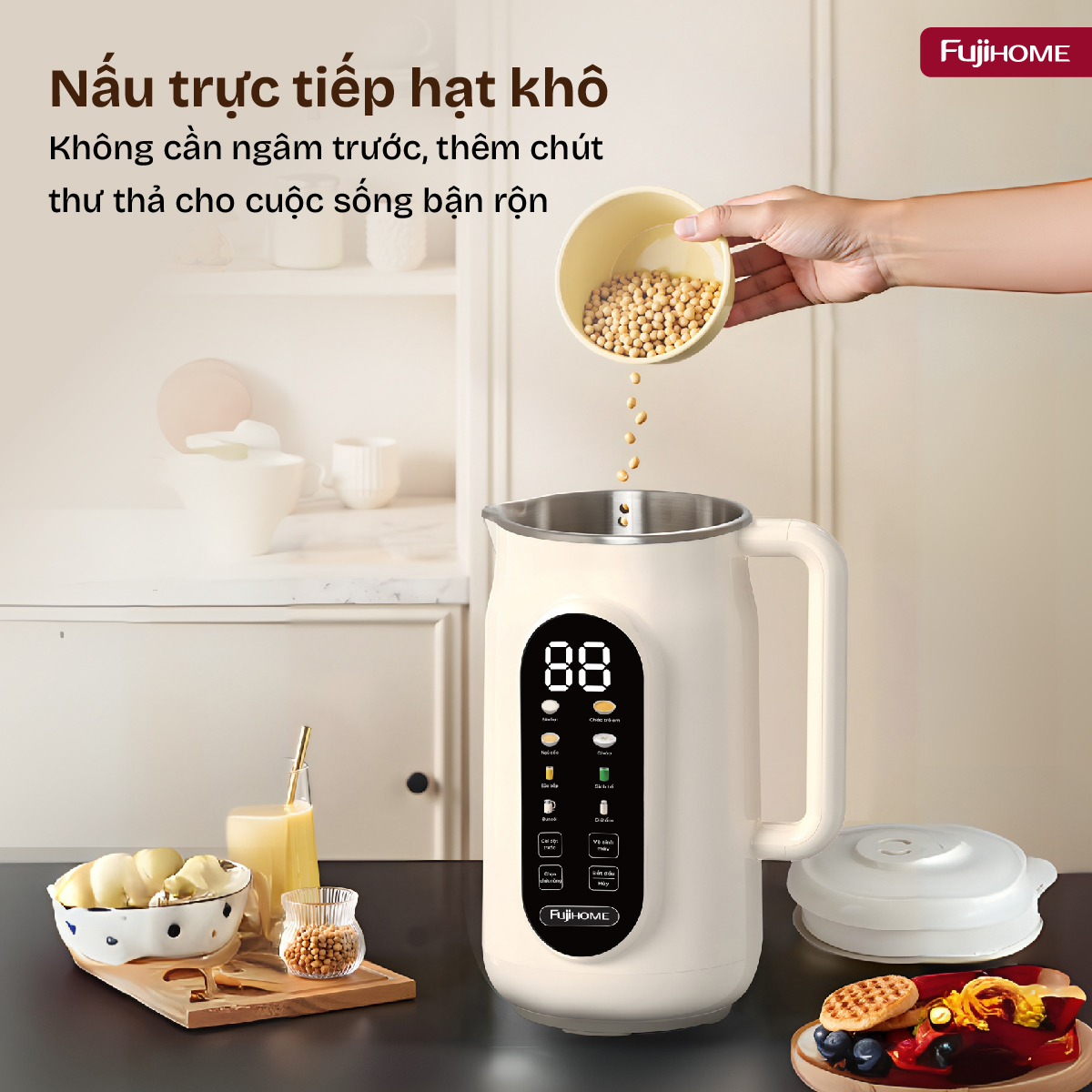 Hình ảnh chi tiết Máy làm sữa hạt đa năng Fujihome SM836 - Ảnh số 18