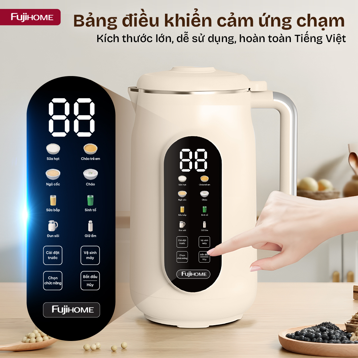 Hình ảnh chi tiết Máy làm sữa hạt đa năng Fujihome SM836 - Ảnh số 22