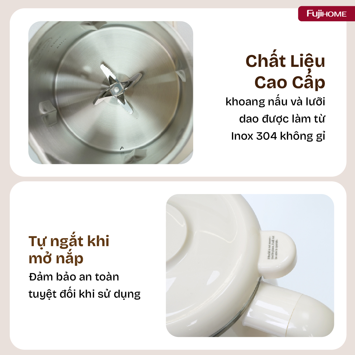 Hình ảnh chi tiết Máy làm sữa hạt đa năng Fujihome SM836 - Ảnh số 24