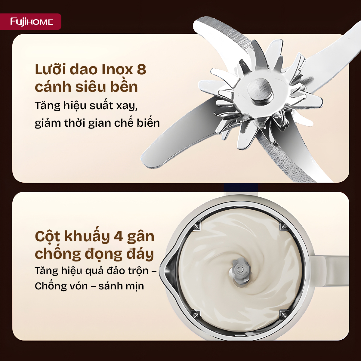 Hình ảnh chi tiết Máy làm sữa hạt đa năng Fujihome SM836 - Ảnh số 25