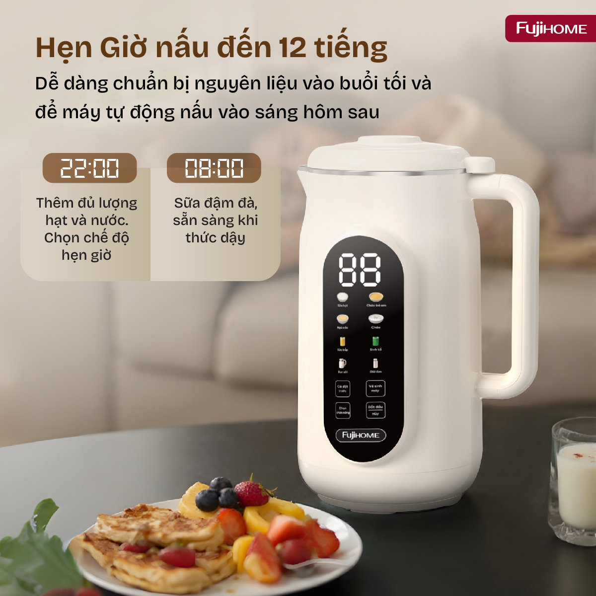 Hình ảnh chi tiết Máy làm sữa hạt đa năng Fujihome SM836 - Ảnh số 26