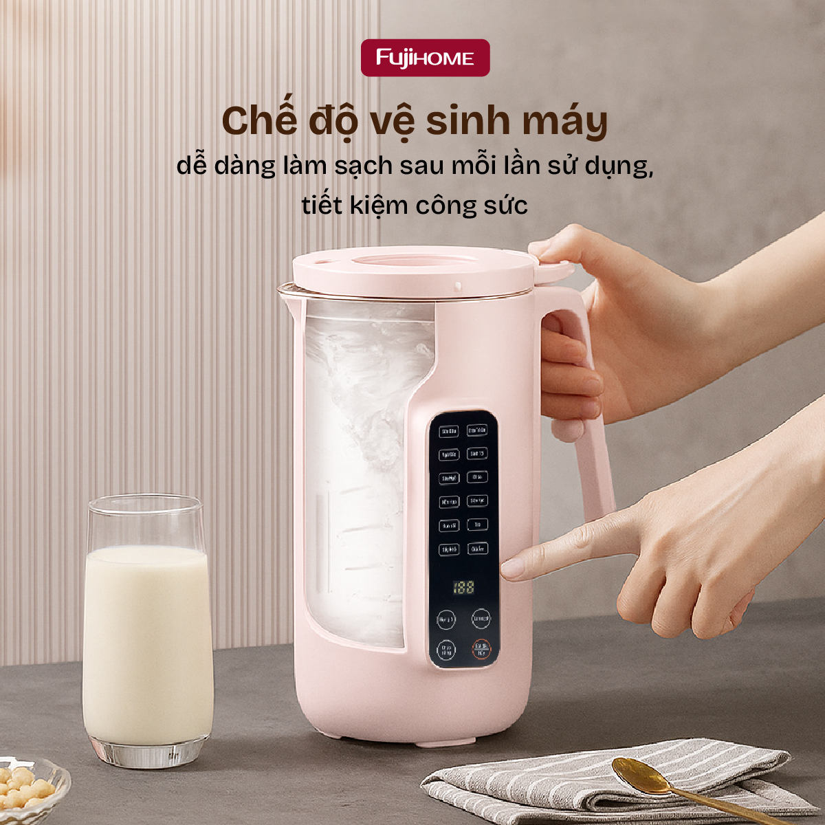 Hình ảnh chi tiết Máy làm sữa hạt đa năng Fujihome SM1626 - Ảnh số 21