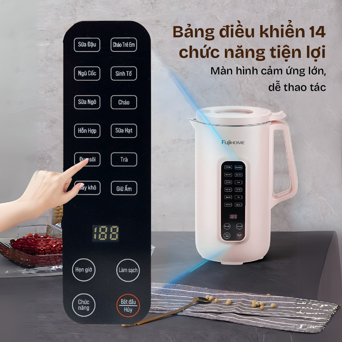 Hình ảnh chi tiết Máy làm sữa hạt đa năng Fujihome SM1626 - Ảnh số 23