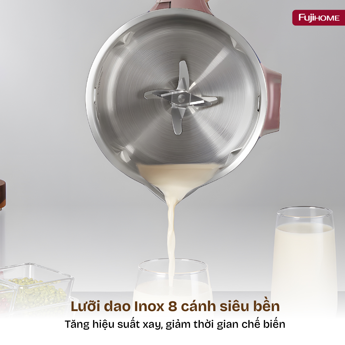 Hình ảnh chi tiết Máy làm sữa hạt đa năng Fujihome SM1626 - Ảnh số 24