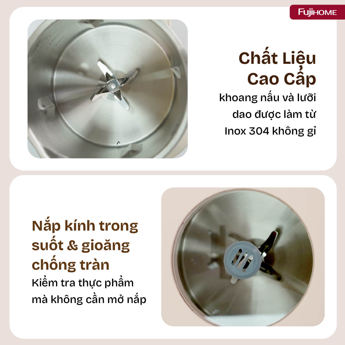 Hình ảnh chi tiết Máy làm sữa hạt đa năng Fujihome SM1626 - Ảnh số 25
