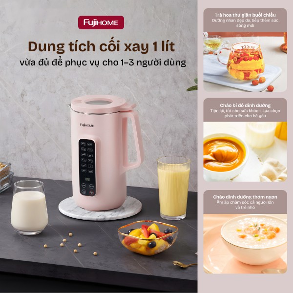 Hình ảnh chi tiết Máy làm sữa hạt đa năng Fujihome SM1626 - Ảnh số 7
