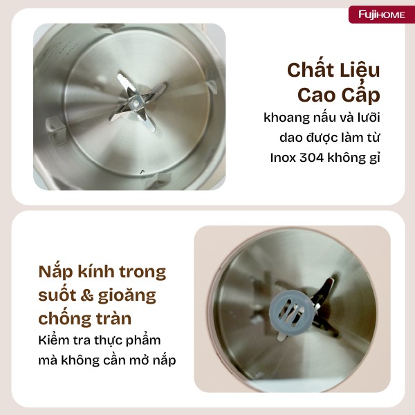 Hình ảnh chi tiết Máy làm sữa hạt đa năng Fujihome SM1626 - Ảnh số 11