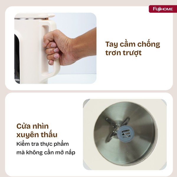 Hình ảnh chi tiết Máy làm sữa hạt đa năng Fujihome SM1636 - Ảnh số 12