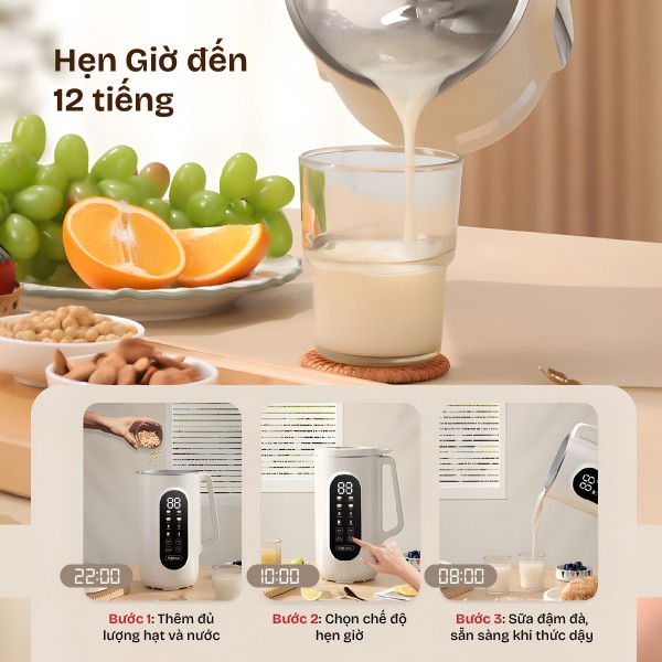 Hình ảnh chi tiết Máy làm sữa hạt đa năng Fujihome SM1636 - Ảnh số 19