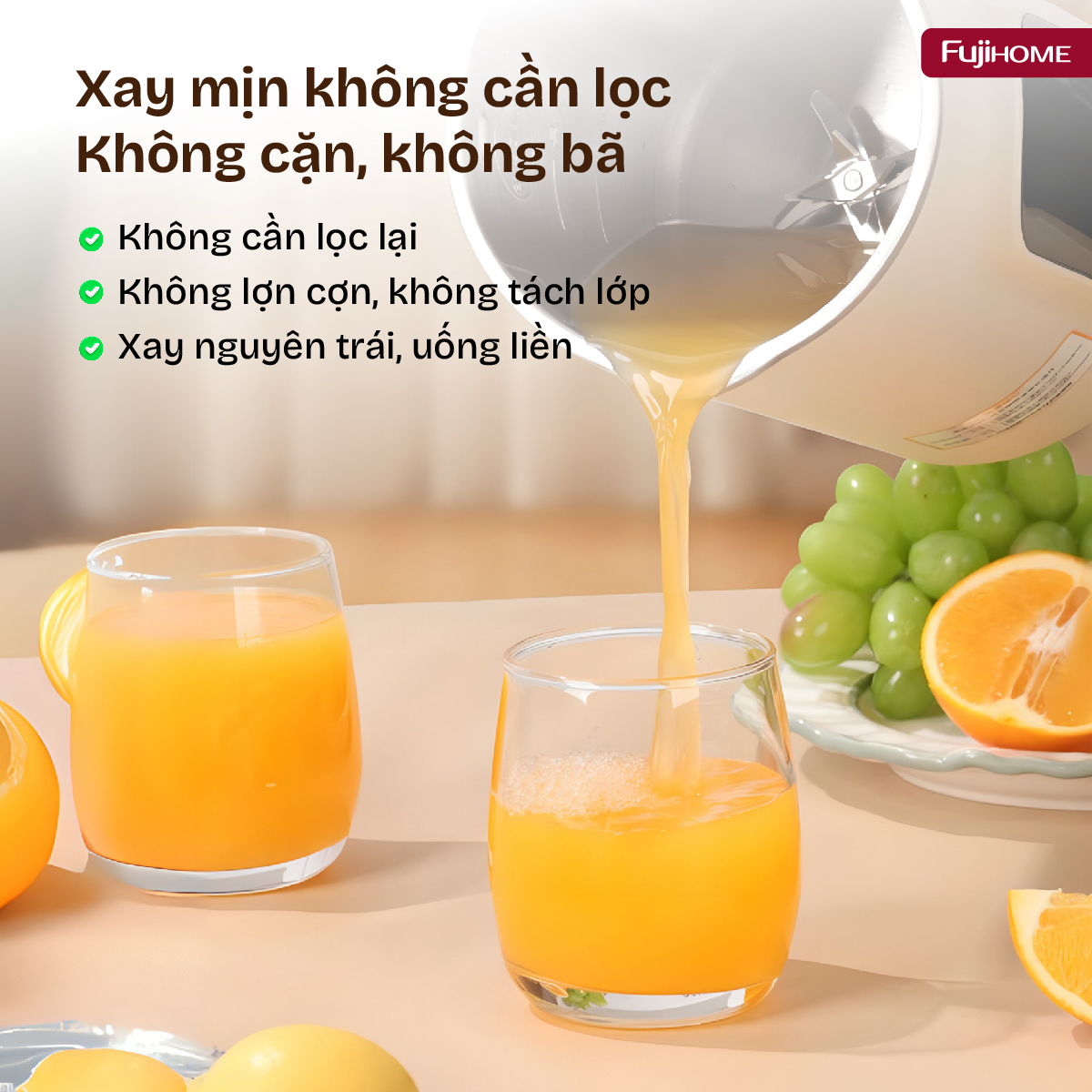 Hình ảnh chi tiết Máy làm sữa hạt đa năng Fujihome SM1636 - Ảnh số 22