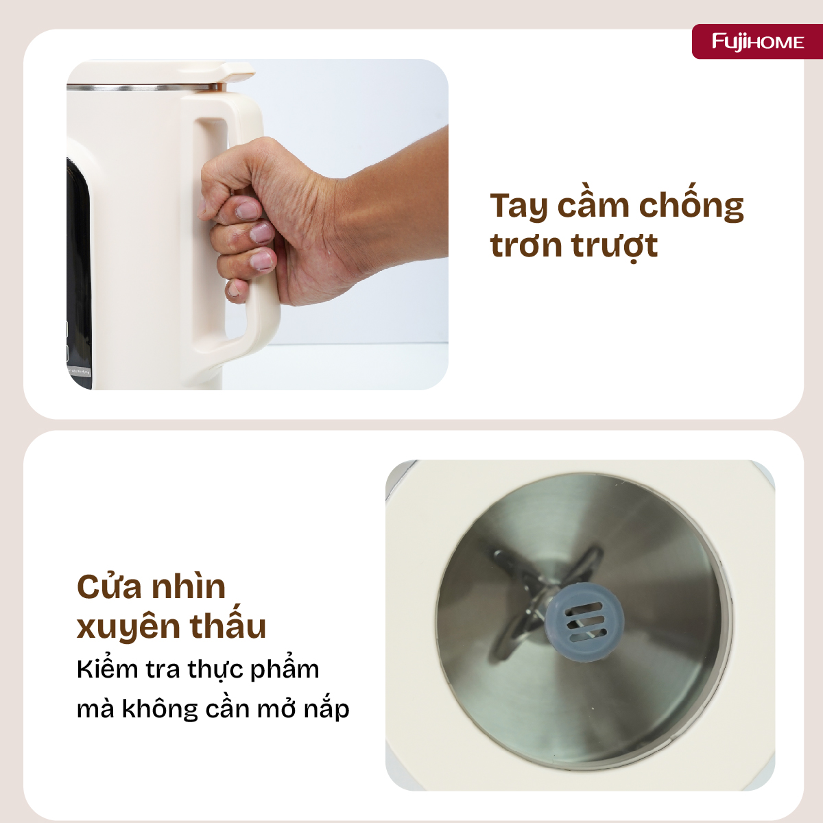 Hình ảnh chi tiết Máy làm sữa hạt đa năng Fujihome SM1636 - Ảnh số 33