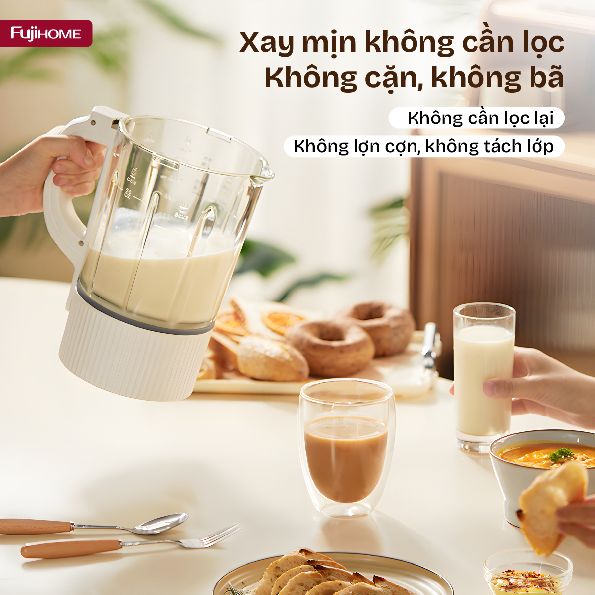 Hình ảnh chi tiết Máy làm sữa hạt đa năng Fujihome SM01A - Ảnh số 19