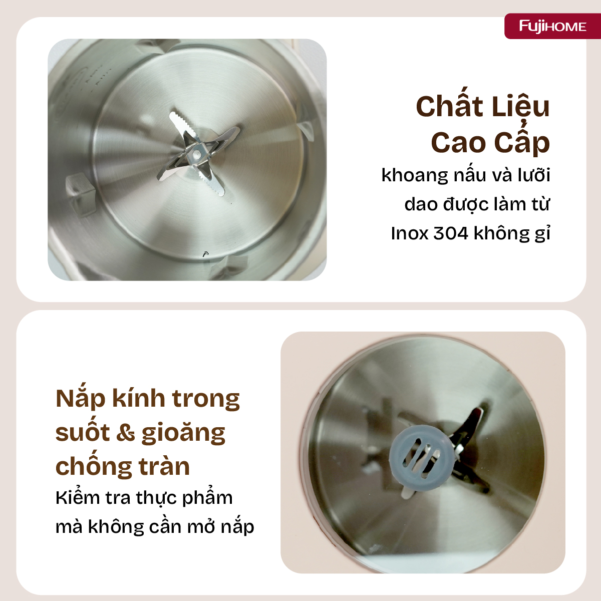 Hình ảnh chi tiết Máy làm sữa hạt đa năng Fujihome SM01A - Ảnh số 28
