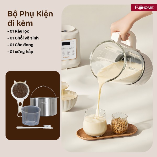 Hình ảnh chi tiết Máy làm sữa hạt đa năng Fujihome SM01A - Ảnh số 5