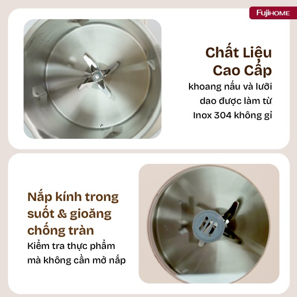 Hình ảnh chi tiết Máy làm sữa hạt đa năng Fujihome SM01B - Ảnh số 12