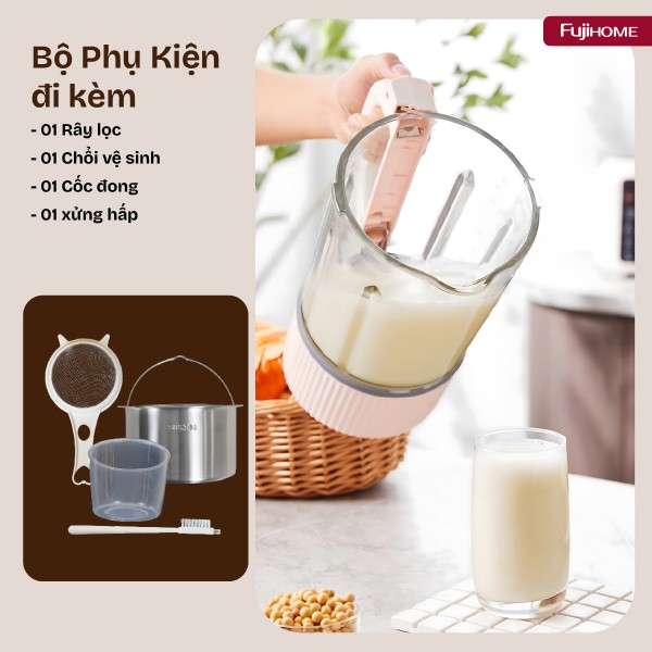 Hình ảnh chi tiết Máy làm sữa hạt đa năng Fujihome SM01B - Ảnh số 13