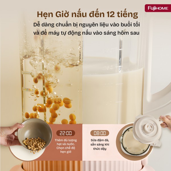 Hình ảnh chi tiết Máy làm sữa hạt đa năng Fujihome SM01B - Ảnh số 15