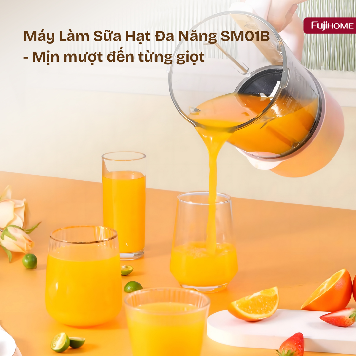 Hình ảnh chi tiết Máy làm sữa hạt đa năng Fujihome SM01B - Ảnh số 22