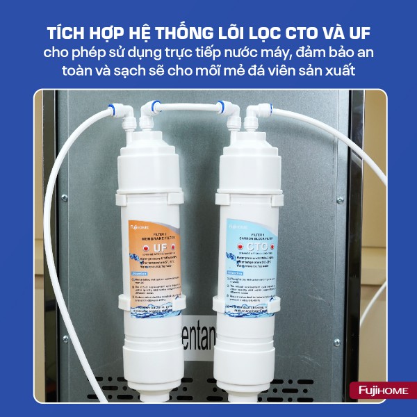 Hình ảnh chi tiết Máy làm đá thương mại kèm lọc nước UF Fujihome IM70C - Ảnh số 13