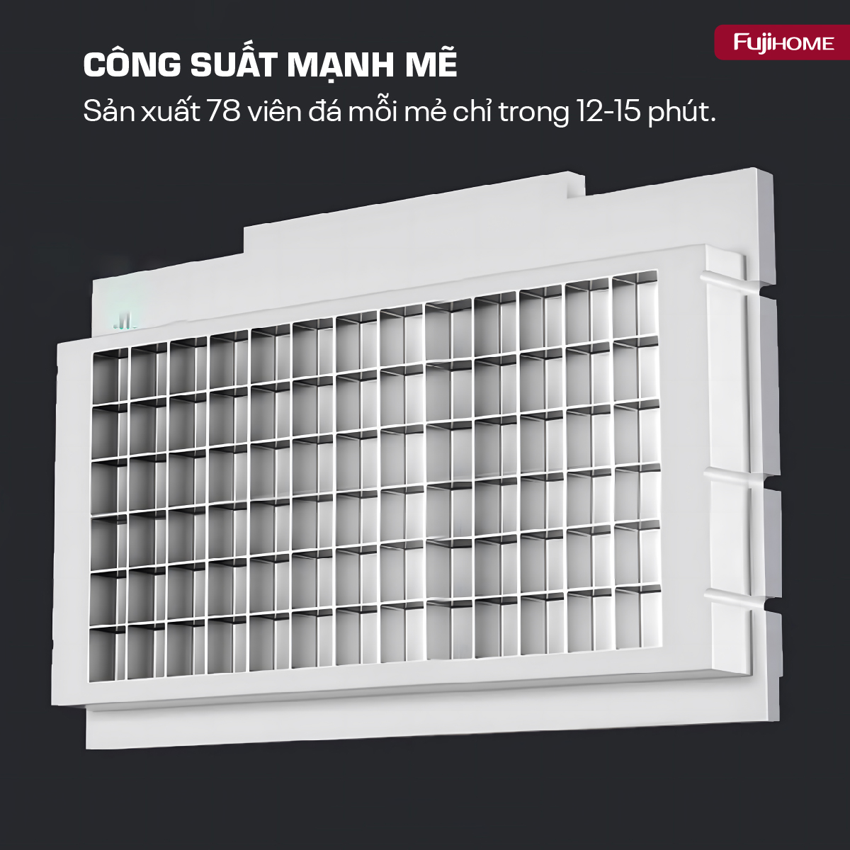 Hình ảnh chi tiết Máy làm đá thương mại kèm lọc nước UF Fujihome IM70C - Ảnh số 15