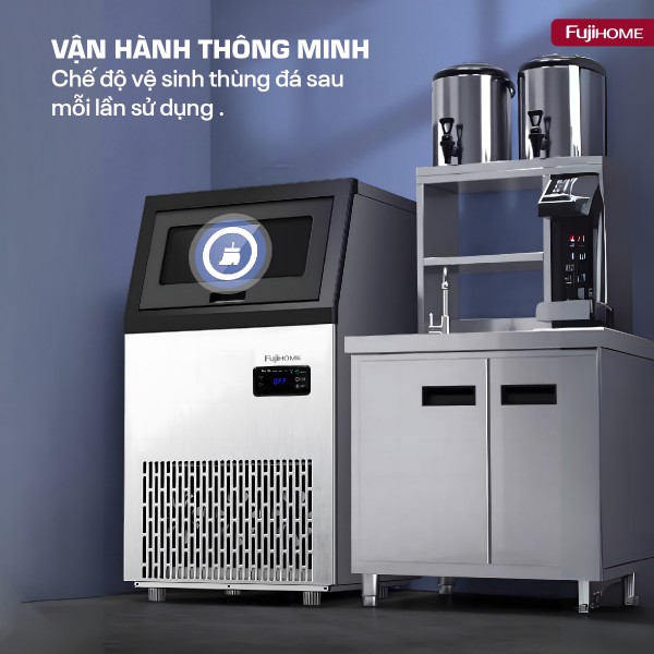 Hình ảnh chi tiết Máy làm đá thương mại kèm lọc nước UF Fujihome IM70C - Ảnh số 4