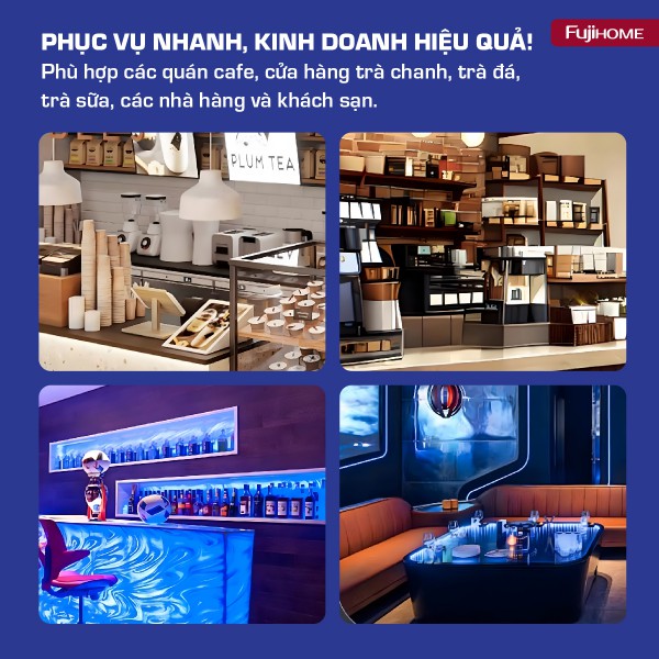 Hình ảnh chi tiết Máy làm đá thương mại kèm lọc nước UF Fujihome IM70C - Ảnh số 7