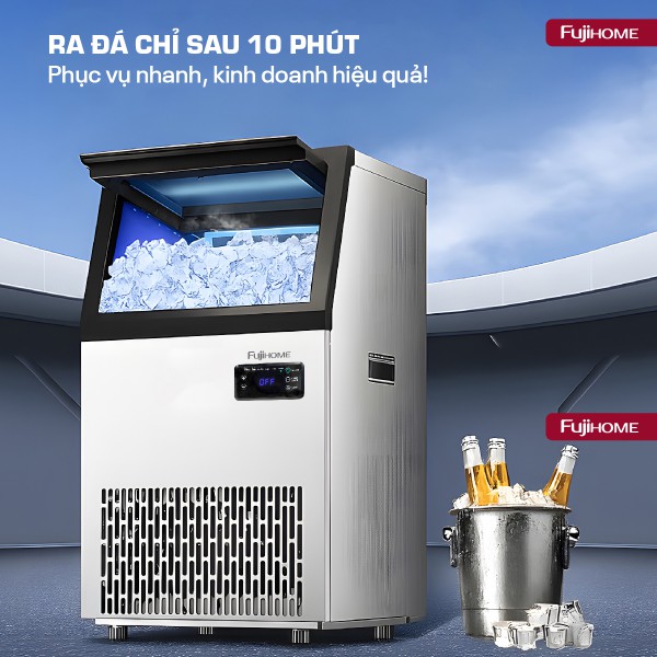 Hình ảnh chi tiết Máy làm đá thương mại kèm lọc nước UF Fujihome IM70C - Ảnh số 9